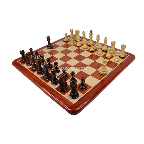 21 Inch Flat Style Personalized Wooden Chess Board Game Set With Zagreb Chess Pieces And Chess Box Age Group: All