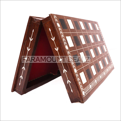 Inlay Inside Square Design Wooden Chess Board