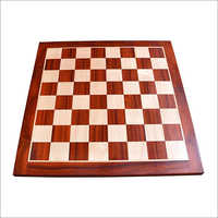21 Inch 55 mm Blood Red Bud Rose Solid Wooden Chess Board