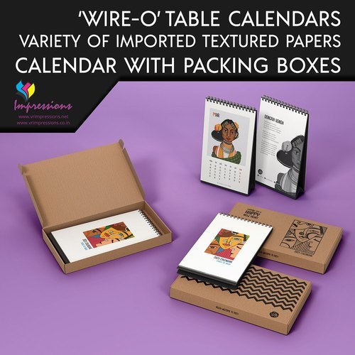 Table Calendar with Box By IMPRESSIONS