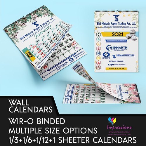 Calendar Printing Services By IMPRESSIONS