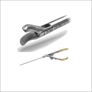 Laparoscopic Needle Holder Curved TC Jaw
