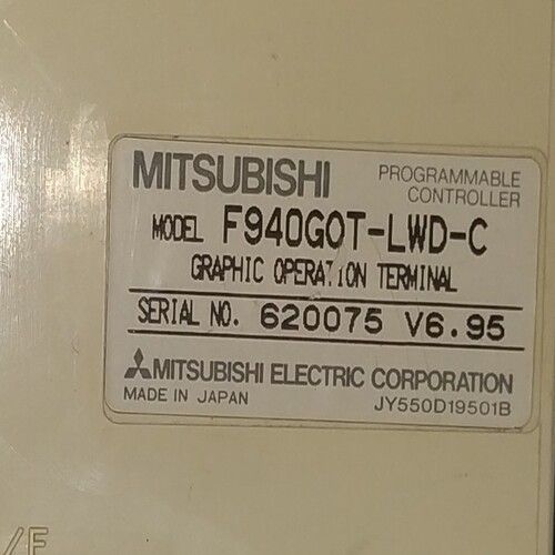 MITSUBISHI F940G0T-LWD HMI
