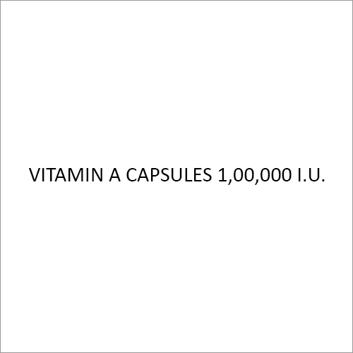 Vitamin A Softgel Capsules 1,00,000 I.U.