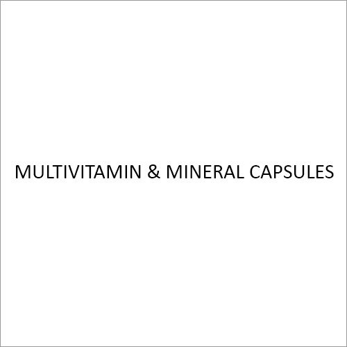 Multivitamin And Mineral Softgel Capsules