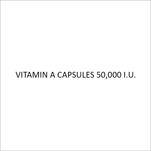 Vitamin A Softgel Capsules 50,000 I.U.