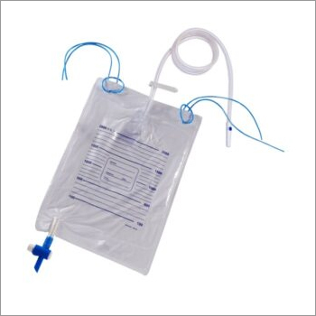 Urine Collecting Bag With Bottom Outlet And Hanger