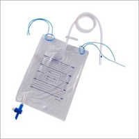 Urine Collecting Bag With Bottom Outlet And Hanger