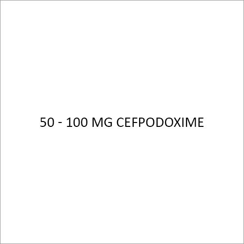 50 - 100 MG Cefpodoxime Syrup