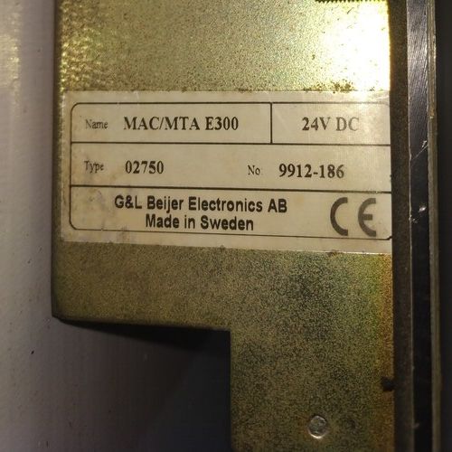 BEIJER MAC/MTA E300-02750 HMI