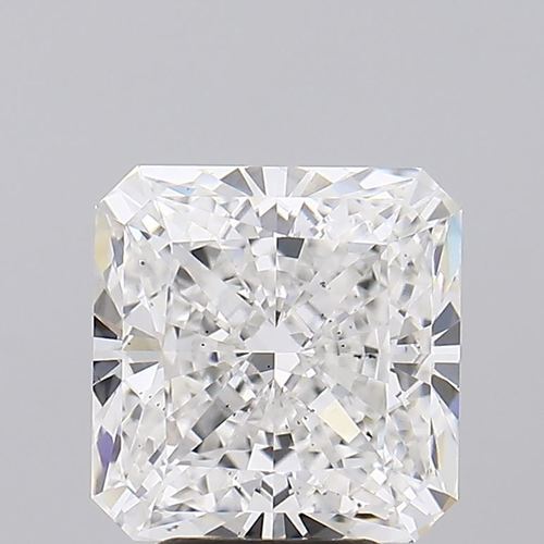 F 5.07 Carat Si1 Clarity Square Radiant Lab Grown Diamond