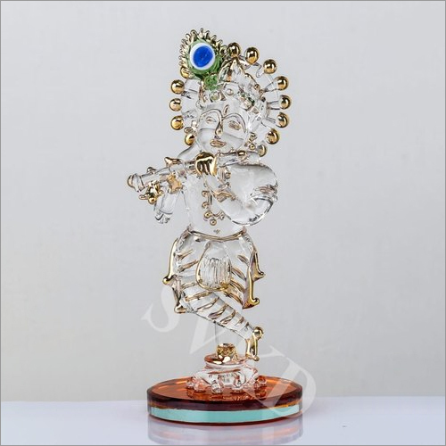 Transparent Svkd Glass Krishna Ji