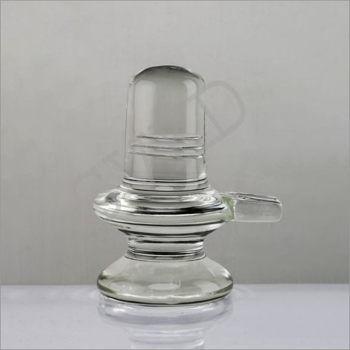SVKD Transparent Glass Shivling