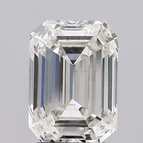 H 3.03 Carat Vs2 Clarity Emerald Lab Grown Diamond