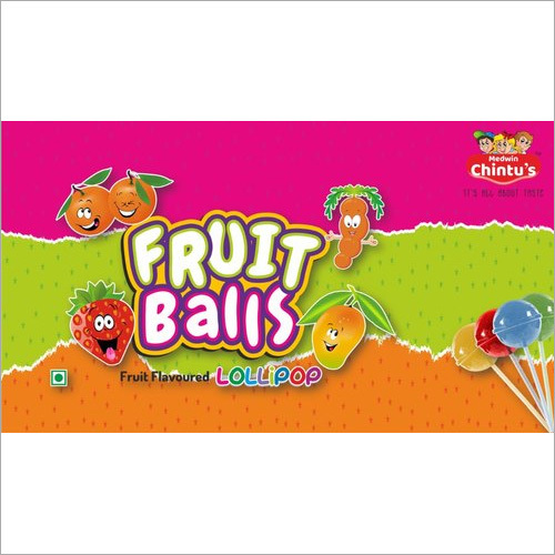 Fruit Balls Lollipop Candy By MEDWIN PHARMATECH