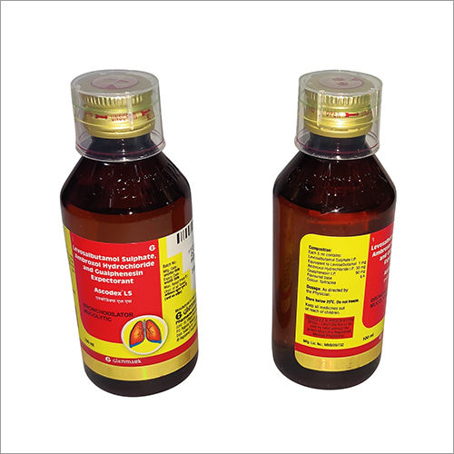 100Ml Levosalbutamol Sulphate Ambroxol Hydrochloride And Guaiphenesin Expectorant Syrup General Medicines