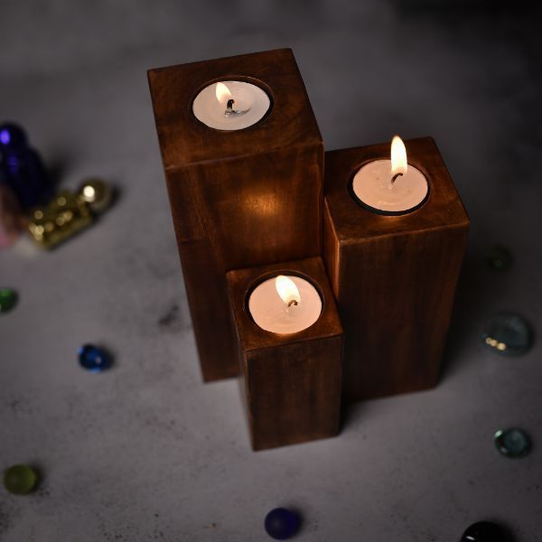 Tea Light Holders (Set of 3)