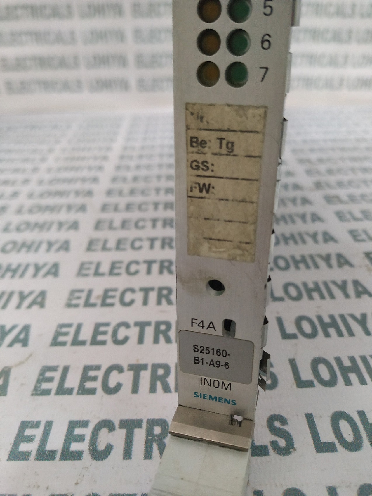 SIEMENS INOM MODULE S25160-B1-A9-6