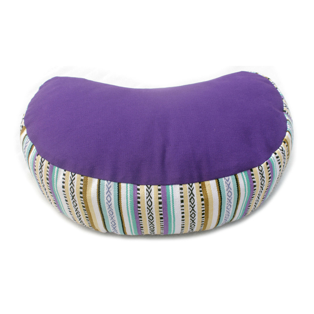 Multicolor Unique Design Crescent Cushion