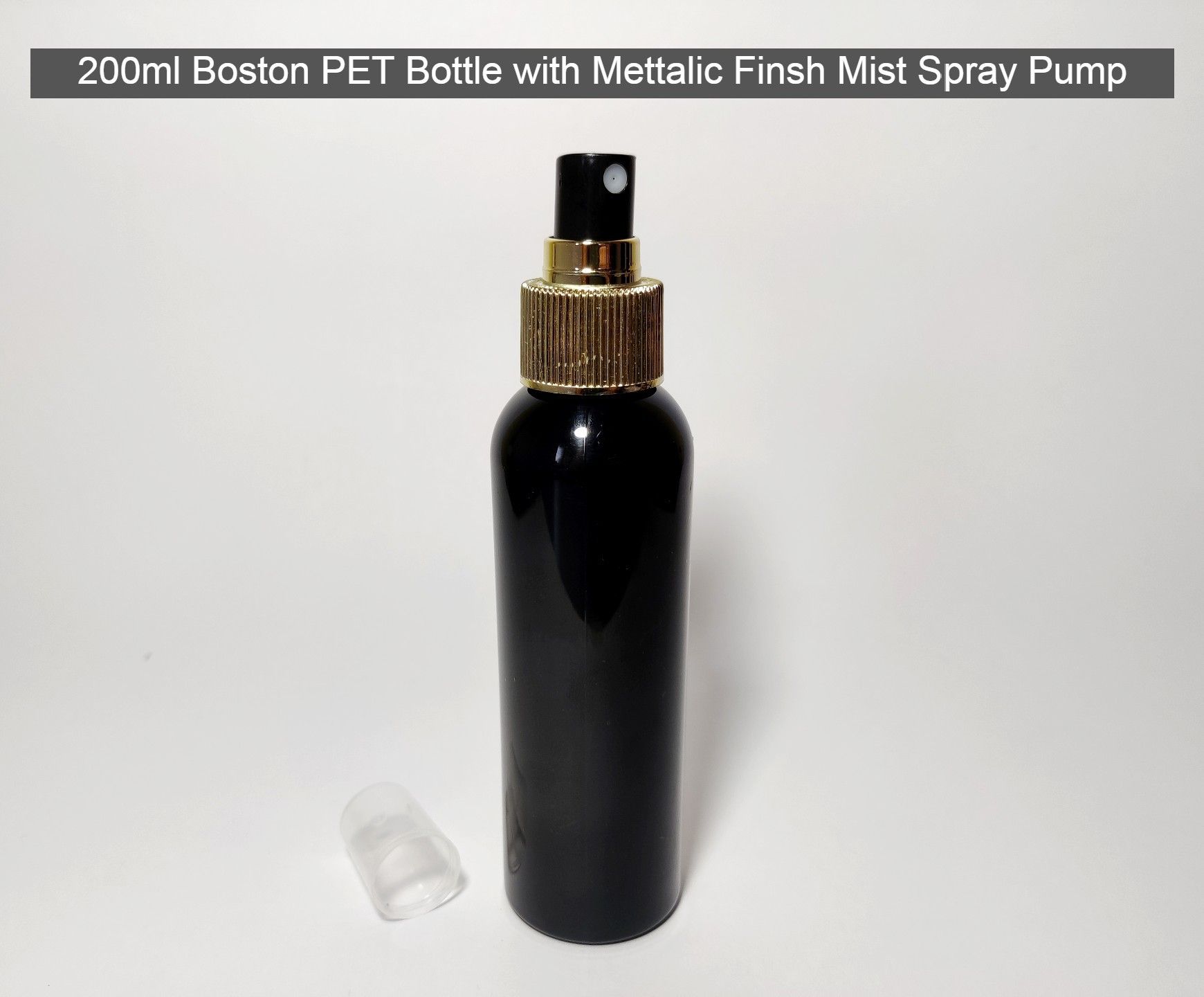 Round Boston Shape PET Bottle