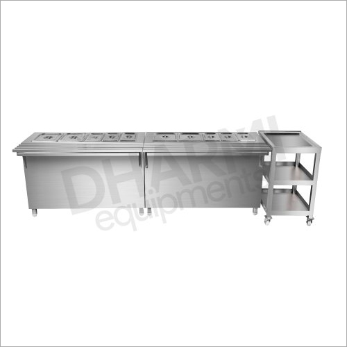 Stainless Steel Bain Marie Service Counter