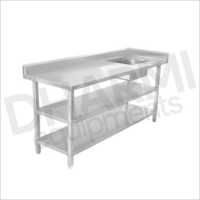 Commercial Stainless Steel Sink Table