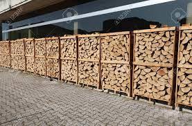 Dry Beech / Oak Firewood On Pallets