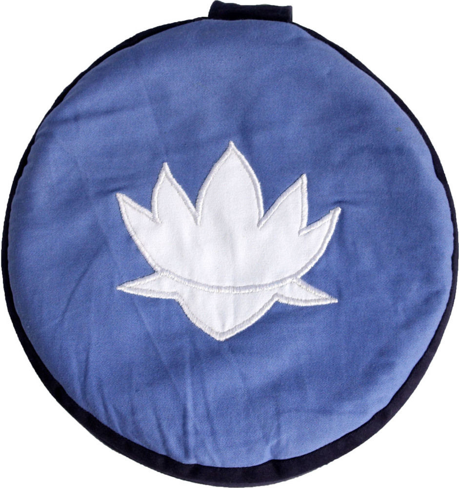 Lotus Flower Zafu Meditation Cushion - Barefoot Yoga Co.