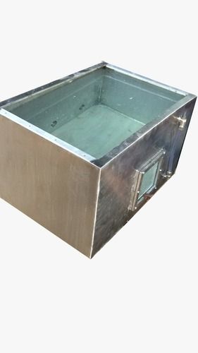 Silver Rectangular Pressure Tank