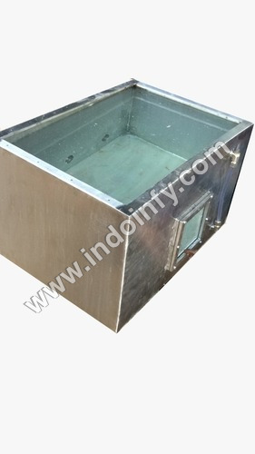 Silver Rectangular Pressure Tank