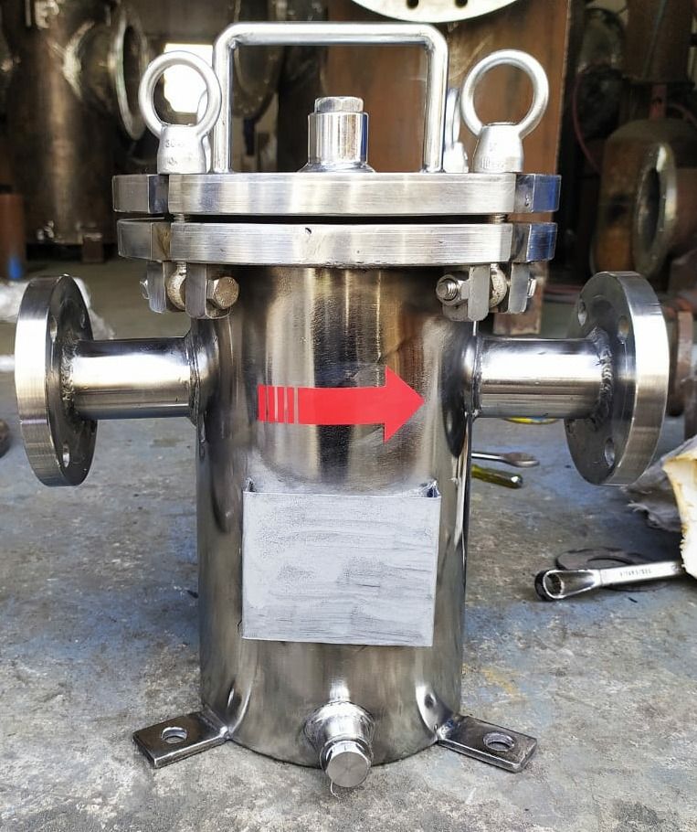 Stainless Steel Basket Filter Housing