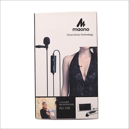 Black Au-100 Maono Lavalier Microphone