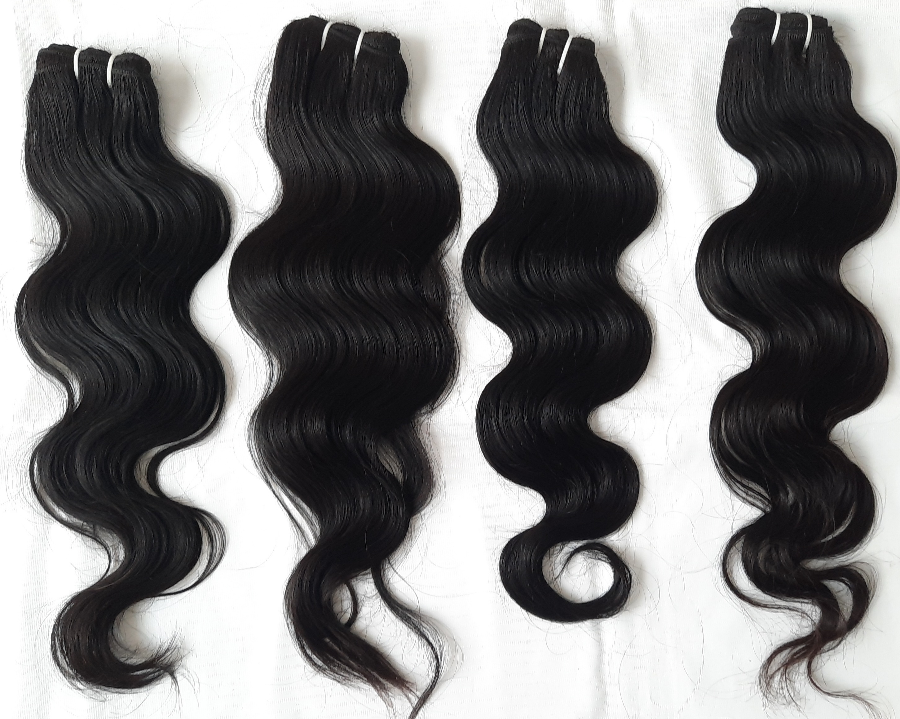 Body Wave Hair Weave Wefts in natural color