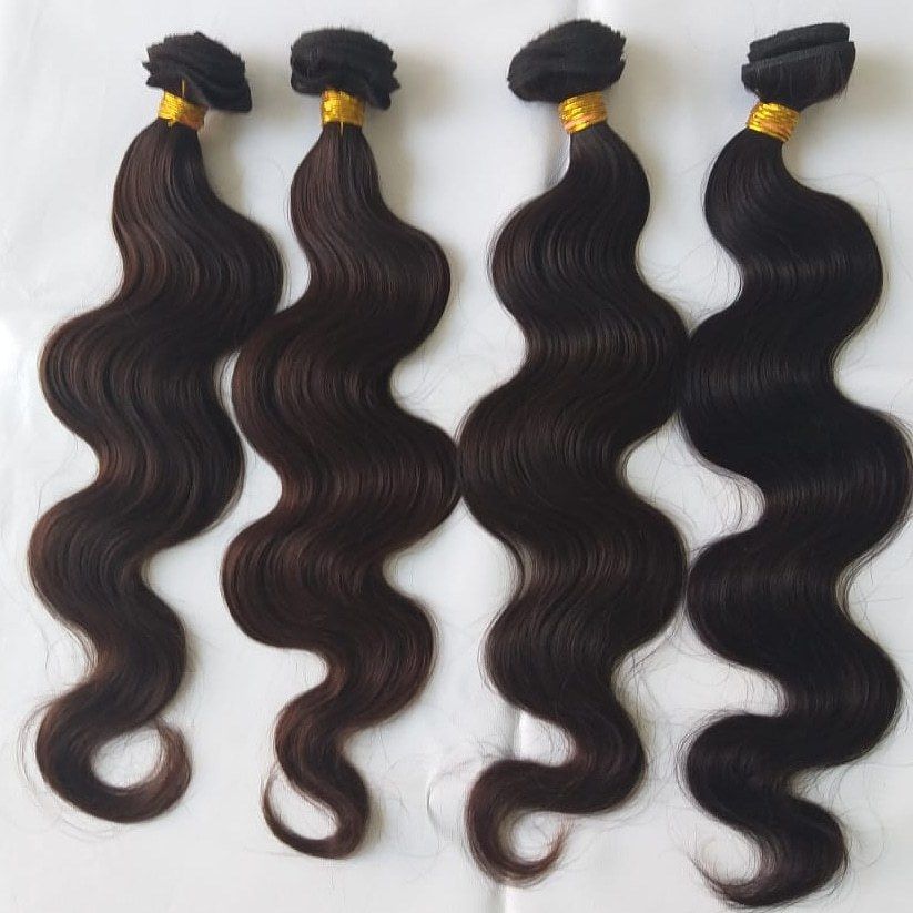 Body Wave Hair Weave Wefts in Natural Color