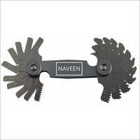 Metal Silver Thread Pitch Gauge