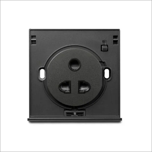 Black Ulti Impress 6A 2-3 Pin Switch Soc Amber - Blue Led