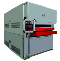 SIX HEAD TOP AND BOTTOM CALIBRATOR CUM WIDE BELT SANDER MODEL 1300-R-R-RP-COMBI AS SINGLE UNIT