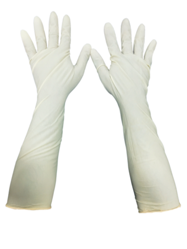 White Latex surgical Long Sleeve Glove By GM HEALTH CARE DIV. OF MAITRI ENTERPRISE LTD.