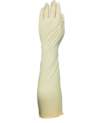 White Latex surgical Long Sleeve Glove