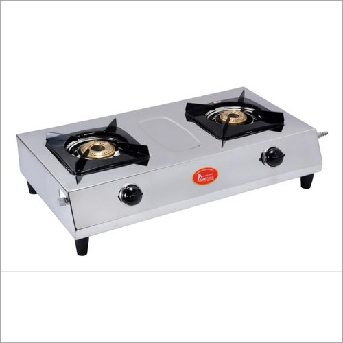2 Burner Imperial Stainless Steel Gas Stove