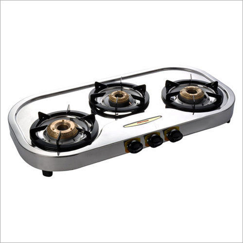 Manual 3 Burner Platinum Gas Stove