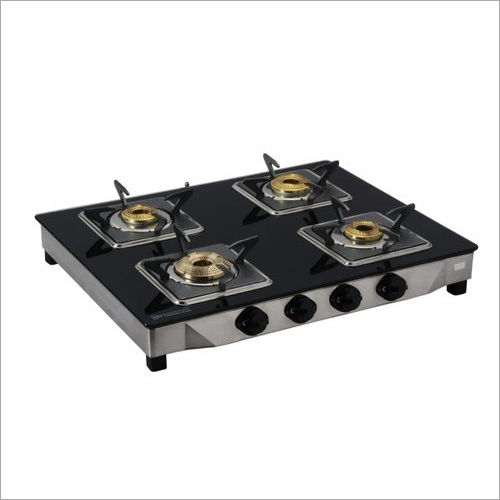 Four Burner Glass Top Gas Stove