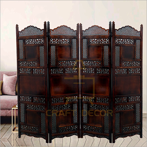 Sesame Shade Craft Decor Wooden Room Divider Partition Screen