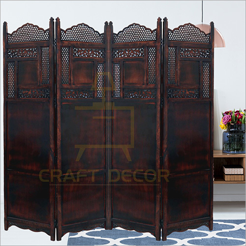 Craft Decor 6 Feet Wooden Room Divider Partition Screen