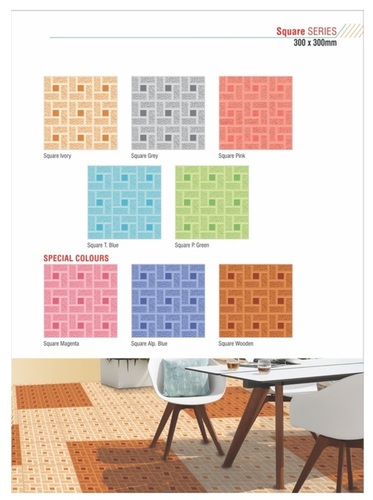 Color 300X300Mm Square Floor Tiles