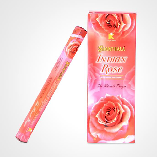 Indian Rose Premium Incense Sticks Pack Of 6