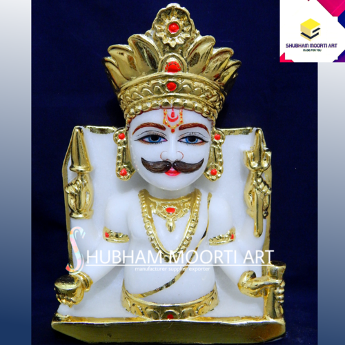 Nakoda Bhairav Marble Statue