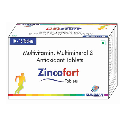 Zincofort Multivitamin Multimineral And Antioxidant Tablets General Medicines