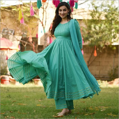 Ladies Anarkali Palazzo Suit
