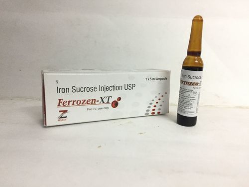 Iron Sucrose - 100mg Liquid Solution, 500 Pieces for Iron Deficiency Anemia in Chronic Kidney Disease